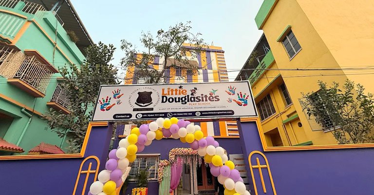 Children enjoying learning activities at Little Douglasites Play School